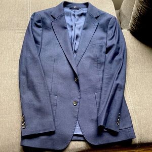 Bonobos Knit Navy Blazer. Slim Fit. Size 40R